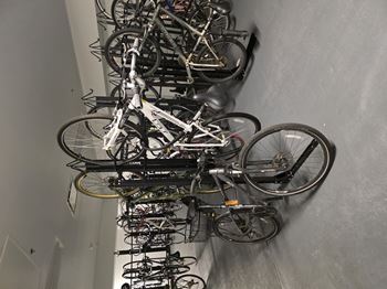 Bike storage room